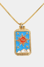 Load image into Gallery viewer, Tarot Card Pendant Copper Necklace

