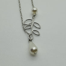Load image into Gallery viewer, Double Pearl Drop Necklace
