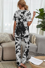 Load image into Gallery viewer, Tie-Dye Tee and Drawstring Waist Joggers Lounge Set
