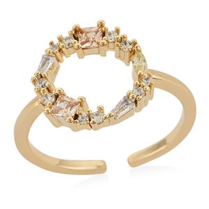 Andante Stackable Crystal Rings (Size 7)