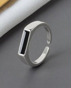 Minimalist 925 Sterling Silver Ring - WHIMSICALIA