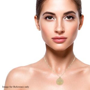 Gold and Crystal Fleur-De-Lis Necklace