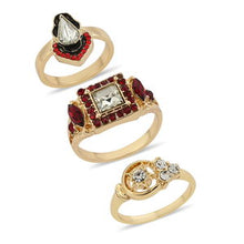 Load image into Gallery viewer, Set of 3 Gold Renaissance Rings (Size 7)

