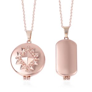 Rose Gold Locket of Two - WHIMSICALIA