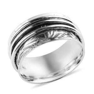 Sterling Silver Spinner Ring (Size 7)