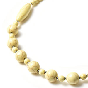 Yellow Howlite Necklace