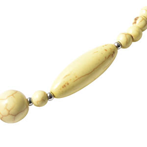 Yellow Howlite Necklace